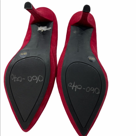 BCBG Red Suede Heels - Picture 3 of 6